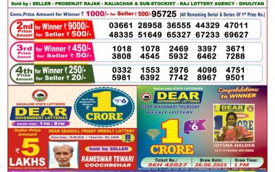 Dear Pelican Wednesday Weekly Lottery 01.10.25 8pm Result