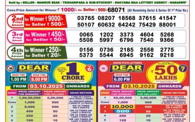 Dear Stork Saturday Weekly Lottery 04.10.25 8pm Result