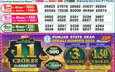 Dear Meghna Friday Weekly Lottery 17.10.25 1pm Result