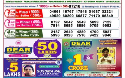 Dear Stork Saturday Weekly Lottery 25.10.25 8pm Result