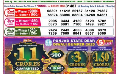 Dear Toucan Sunday Weekly Lottery 26.10.25 8pm Result