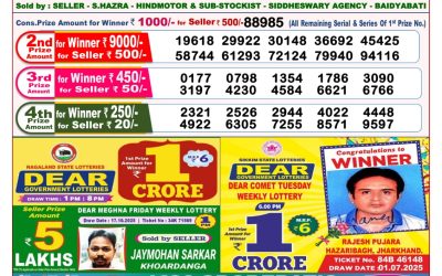 Dear Pelican Wednesday Weekly Lottery 29.10.25 8pm Result