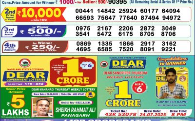 Dear Spark Wednesday Weekly Lottery 05.11.25 1pm Result
