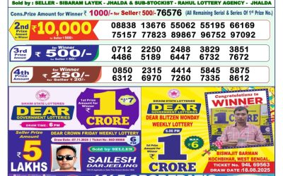 Dear Wish Sunday Weekly Lottery 16.11.25 1pm Result