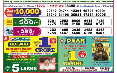Dear Clover Monday Weekly Lottery 24.11.25 8pm Result
