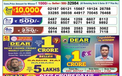 Dear Spark Wednesday Weekly Lottery 26.11.25 1pm Result