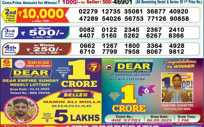 Dear Star Thursday Weekly Lottery 27.11.25 1pm Result