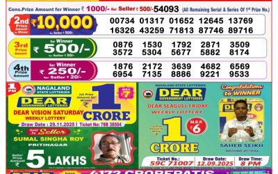 Dear Magic Sunday Weekly Lottery 30.11.25 8pm Result