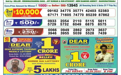 Dear Victory Friday Weekly Lottery 12.12.25 1pm Result