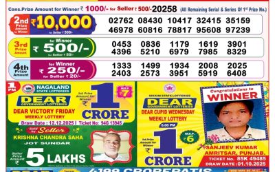 Dear Horizon Friday Weekly Lottery 12.12.25 8pm Result
