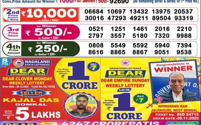 Dear Prestige Tuesday Weekly Lottery 30.12.25 6pm Result