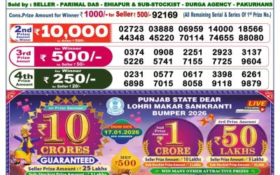 Dear Regal Wednesday Weekly Lottery 07.01.26 6pm Result