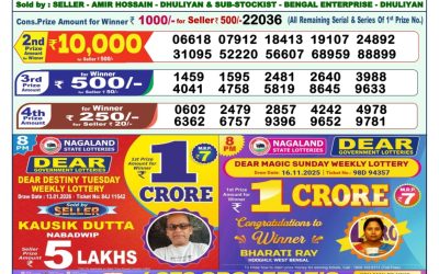 Dear Spark Wednesday Weekly Lottery 14.01.26 1pm Result