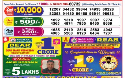 Dear Dream Wednesday Weekly Lottery 14.01.26 8pm Result
