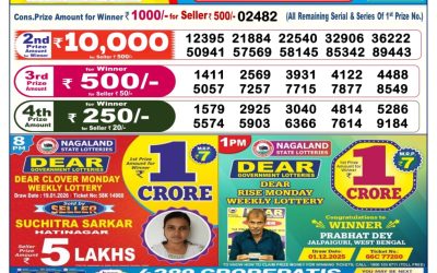 Dear Prestige Tuesday Weekly Lottery 20.01.26 6pm Result