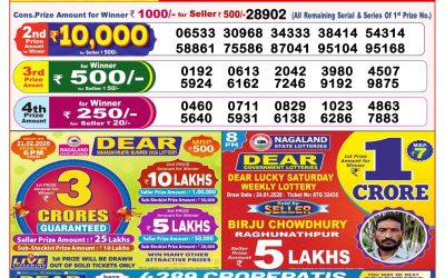 Dear Magic Sunday Weekly Lottery 25.01.26 8pm Result