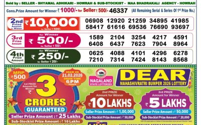 Dear Empire Sunday Weekly Lottery 01.02.26 6pm Result