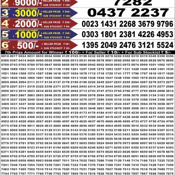 Punjab State Dear 50 Colt Friday Weekly Lottery 28.08.26 6:30pm Result