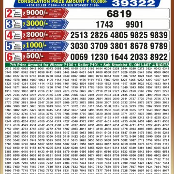 Punjab State Dear 50 Buster Weekly Lottery 28.10.26 6:30pm Result